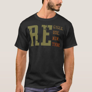 Recyceln Wiederverwenden Erneuern Umdenken Vintage T-Shirt