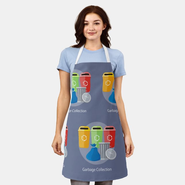 Recycelnd Garbage Collection Schürze (Getragen)