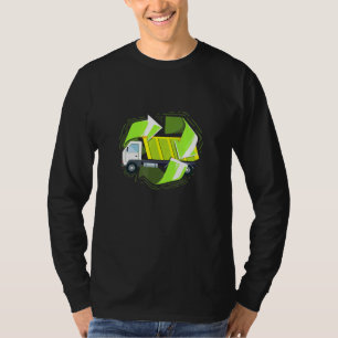 Recycelnd Gargabe-Lkw-Artwork für Kinder T-Shirt