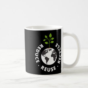 Recycelnd Geschenkumgebung am Earth Day reduziert  Kaffeetasse