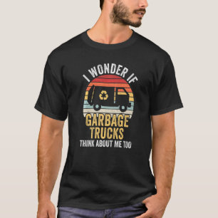 Recycelnd LKW-Müllsammler Recycle E T-Shirt