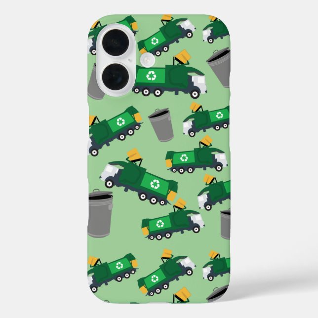 Recycelnd LKW-Muster Case-Mate iPhone Hülle (Rückseite)