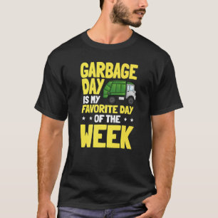 Recycelnd LKW-Sammelmüll Gerecycelt E T-Shirt