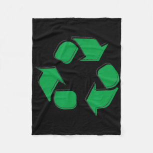 Recycelnd Logos Gerecycelt Symbol Earth Day Boys G Fleecedecke
