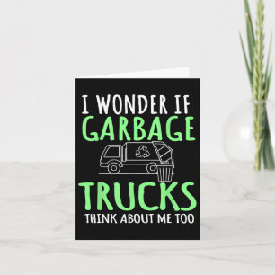 Recycelnd Müllsammler von Garge Truck Recycelte Ea Karte