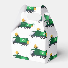 Recycelnd Müllwagen Geschenkschachtel