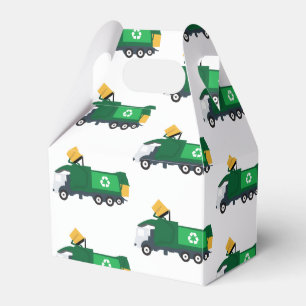 Recycelnd Müllwagen Geschenkschachtel