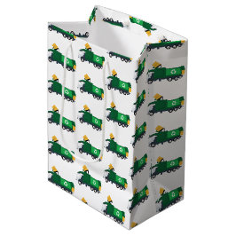 Recycelnd Müllwagen Mittlere Geschenktüte