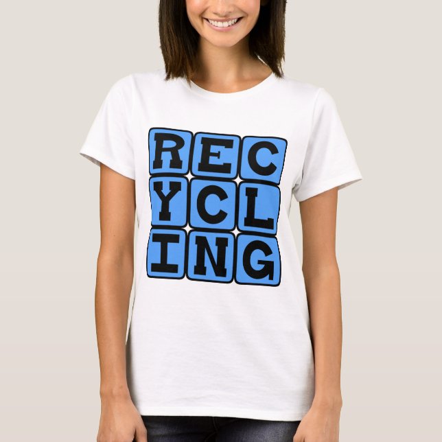 Recycelnd ökologisches Sicherheitsnetz T-Shirt (Vorderseite)