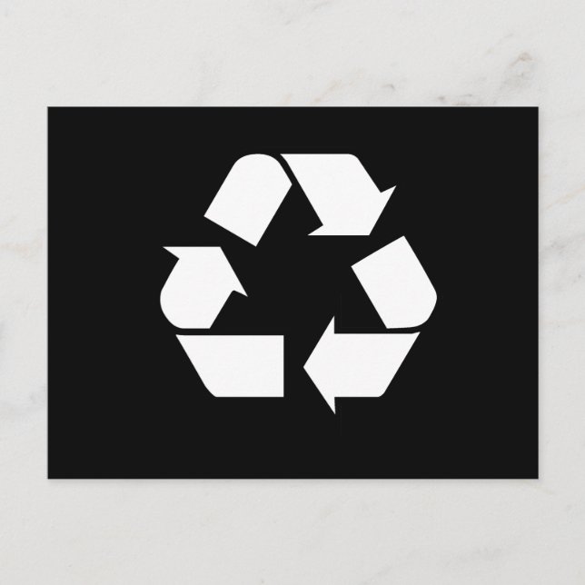 Recycelnd Postkarte (Vorderseite)