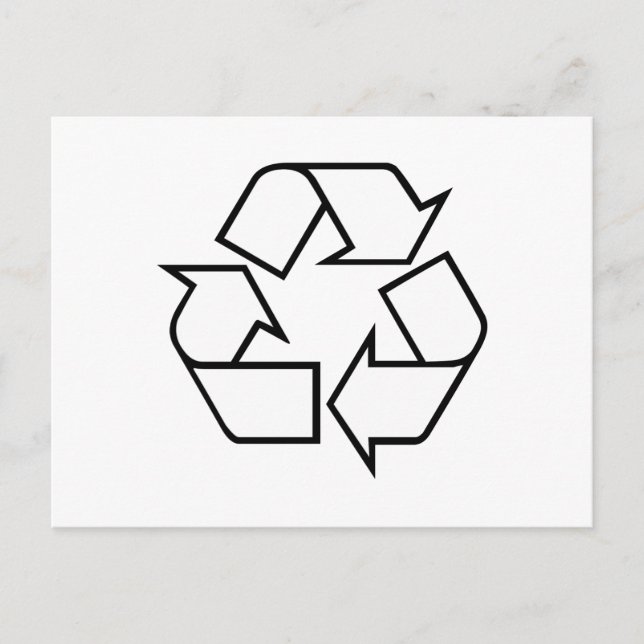 Recycelnd Postkarte (Vorderseite)