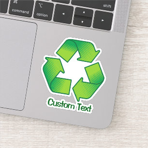 Recycelnd Symbol Aufkleber