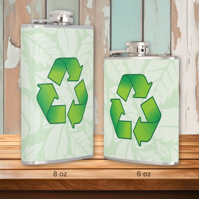 Recycelnd Symbol Flachmann (Von Creator hochgeladen)