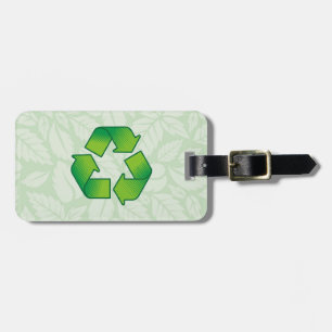 Recycelnd Symbol Gepäckanhänger