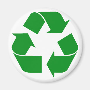Recycelnd Symbol - grün Magnet