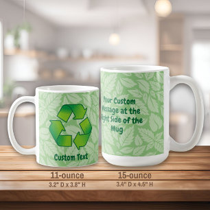 Recycelnd Symbol Kaffeetasse