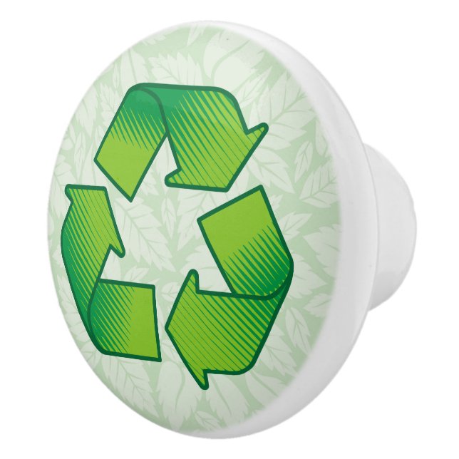 Recycelnd Symbol Keramikknauf (Rechts)
