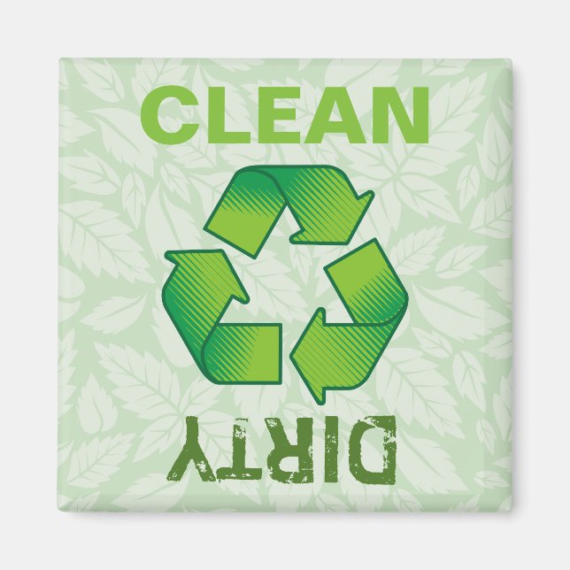 Recycelnd Symbol Magnet (Vorne)