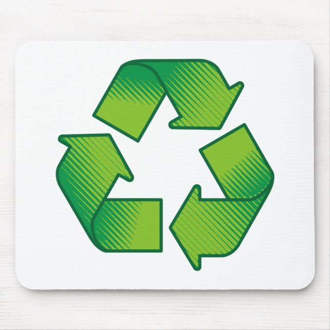 Recycelnd Symbol Mousepad (Vorne)