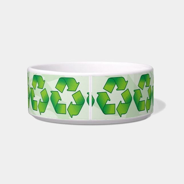 Recycelnd Symbol Napf (Rückseite)