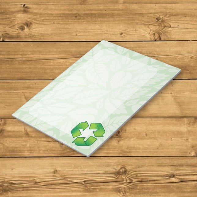 Recycelnd Symbol Notizblock (Von Creator hochgeladen)
