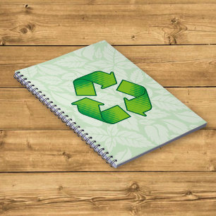 Recycelnd Symbol Notizblock