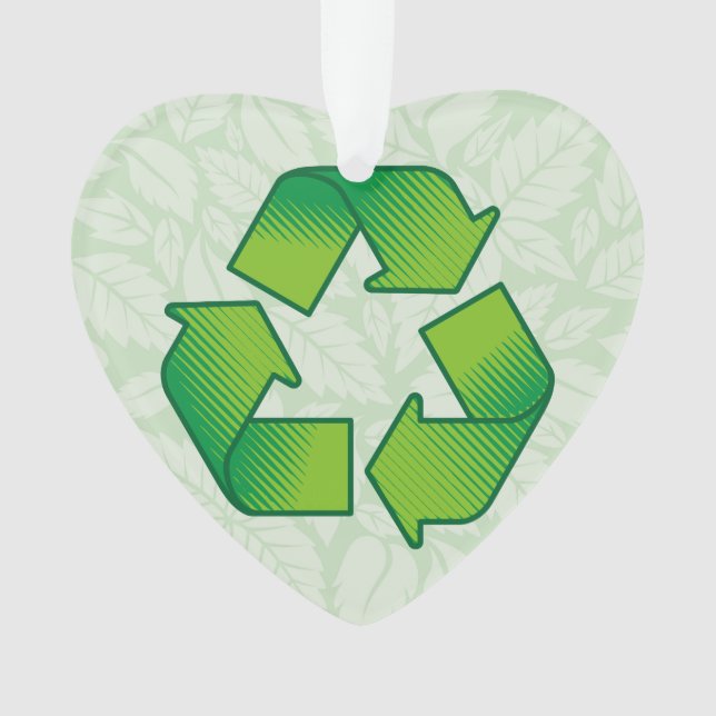 Recycelnd Symbol Ornament (Vorderseite)