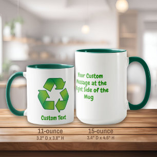 Recycelnd Symbol Tasse