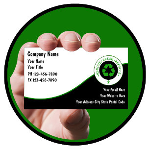 Recycelnd Visitenkarten Visitenkarte