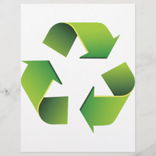 Recycelnd Zeichen Flyer