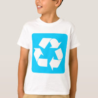Recycelnd Zeichen - Sky Blue
