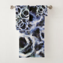 recyceltes Indigo Shibori :
