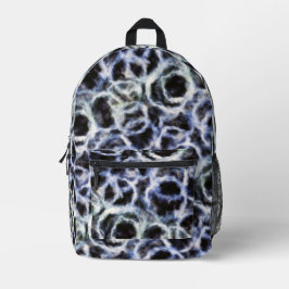 recyceltes Indigo Shibori : Bedruckter Rucksack