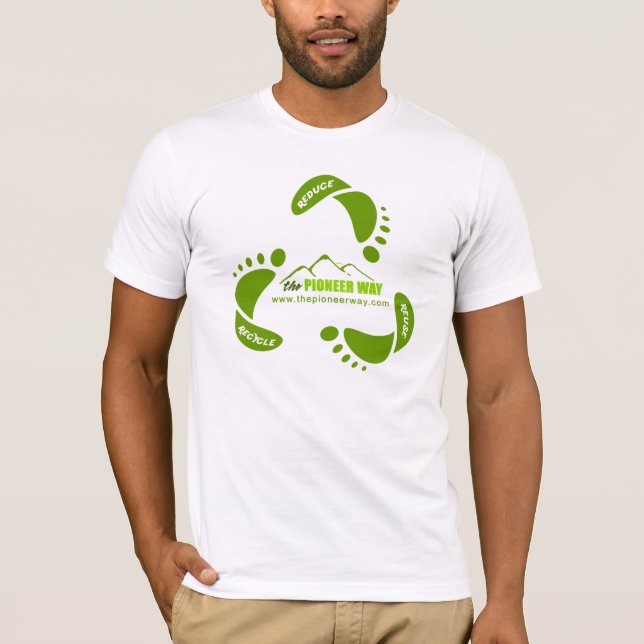 Recyceltest "Made in USA" (Men's T - Shirt) zur Re T-Shirt (Vorderseite)