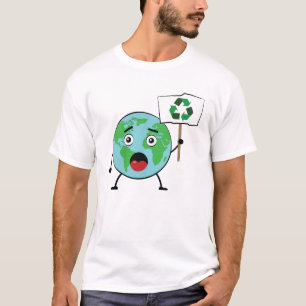 Recycle - Aufruf zum Aktivismus nach Erdzeichen T-Shirt