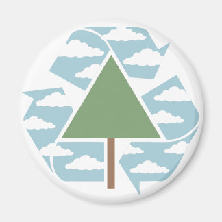 Recycle - Baum -1 Magnet