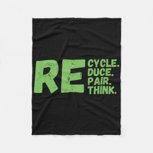 Recycle der Reparatur, um den Aktivismus des Earth Fleecedecke