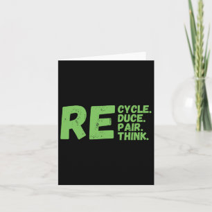 Recycle der Reparatur, um den Aktivismus des Earth Karte