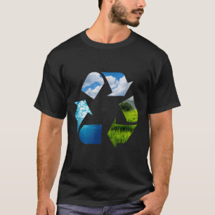 Recycle des Umweltschutzes auf der Erde T-Shirt