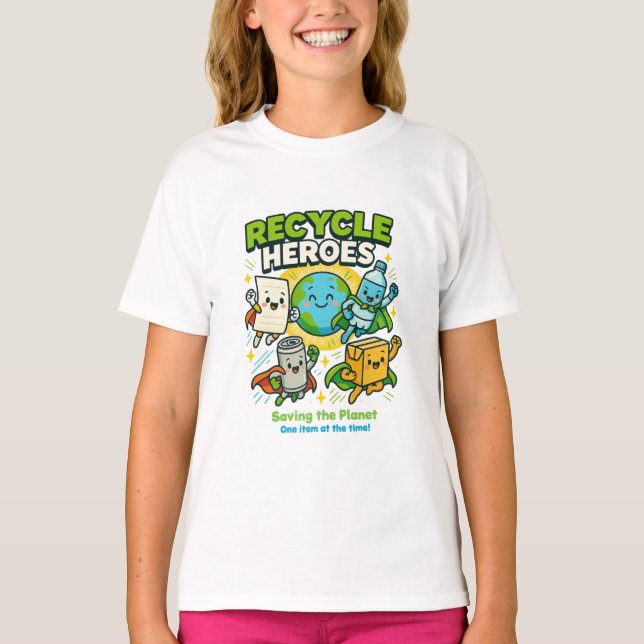 Recycle Heroes – America Recycles Day Shirt (Vorderseite)