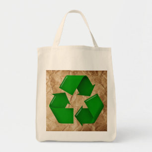 Recycle - Krummpapier Tragetasche
