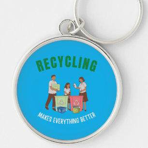 Recycle macht alles besser schlüsselanhänger