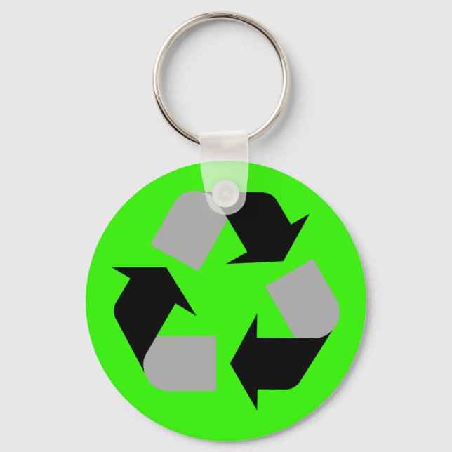 Recycle Schlüsselanhänger (Vorderseite)
