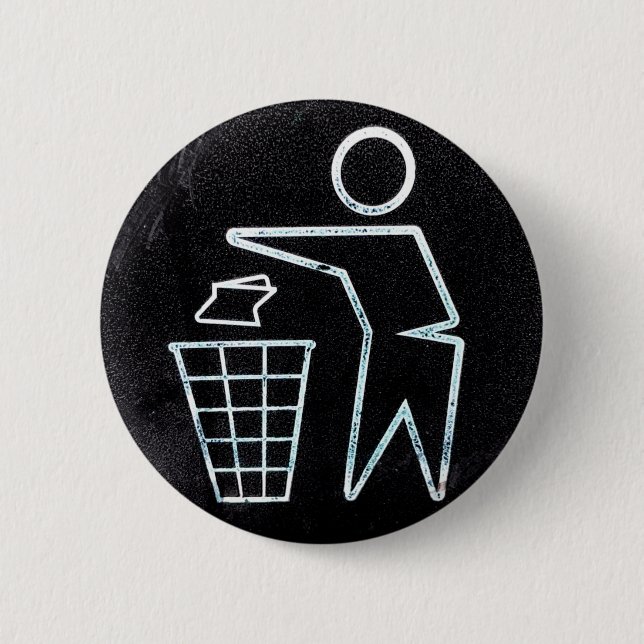 Recycle und mach nichts button (Vorderseite)