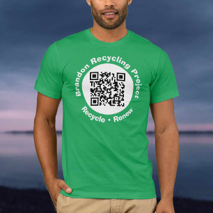 Recycle von Projekt QR Code Recycle & Erneuerung.  T-Shirt