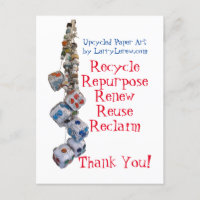 Recycle, Wiederverwendung, Erneuerung, Wiederverwe