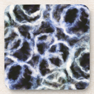 recycled indigo shibori : getränkeuntersetzer