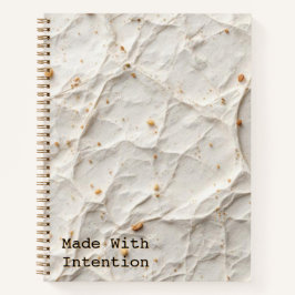 Recycled Paper Texture | Natural Fiber Design Notizbuch