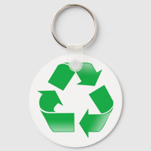 Recycling CLASSISCHES RECYCELSYMBOL Schlüsselanhänger