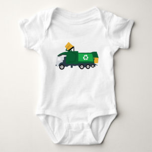 Recycling-Müllwagen Baby Strampler